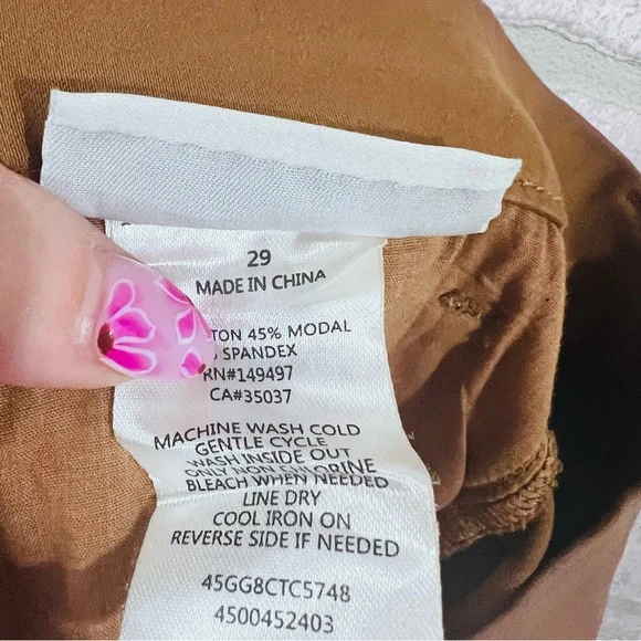 Joe's Jeans The Charlie High Rise Skinny Coated Jeans in Maple Size 29 - Picture 10 of 11